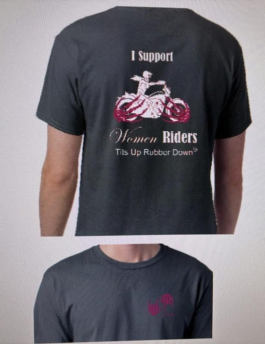 "I Support Women Riders" T Shirt